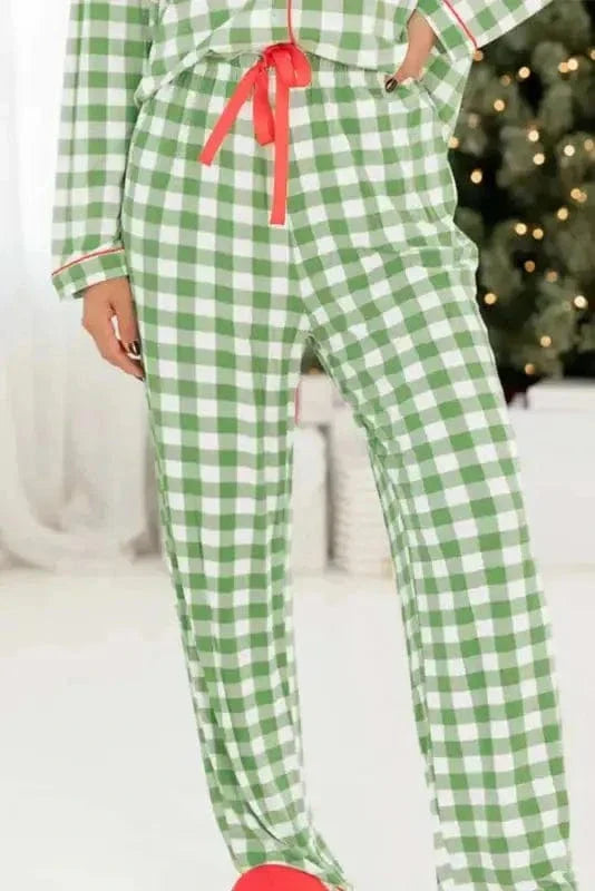 Holly Jolly Plaid Pajama Set
